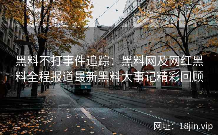黑料不打事件追踪：黑料网及网红黑料全程报道最新黑料大事记精彩回顾