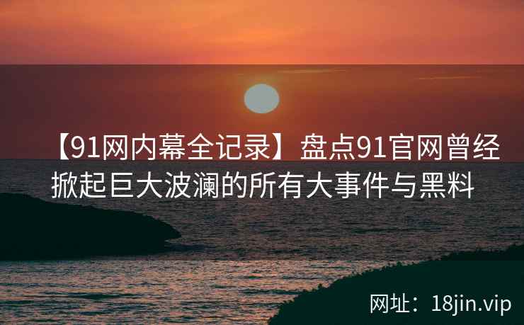 【91网内幕全记录】盘点91官网曾经掀起巨大波澜的所有大事件与黑料  第2张