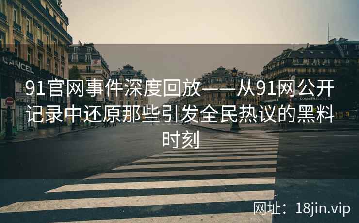 91官网事件深度回放——从91网公开记录中还原那些引发全民热议的黑料时刻  第2张