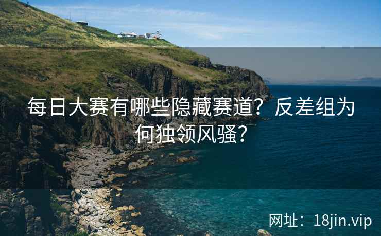 每日大赛有哪些隐藏赛道？反差组为何独领风骚？  第2张